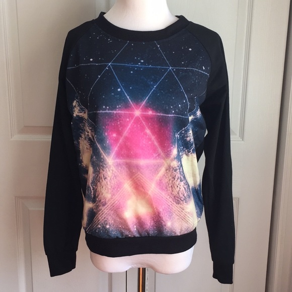 Geometric printed sweater - Picture 2 of 4